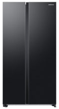 Samsung 653 L, 3 Star, Frost Free, Double Door, Convertible 5-in-1 Digital Inverter, Side By Side AI Enabled Smart Refrigerator with WiFi (RS76CG8003B1HL, Black Matt, 2024 Model)