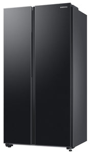Samsung 653 L, 3 Star, Frost Free, Double Door, Convertible 5-in-1 Digital Inverter, Side By Side AI Enabled Smart Refrigerator with WiFi (RS76CG8003B1HL, Black Matt, 2024 Model)
