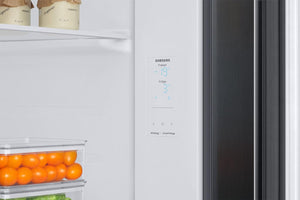 Samsung 653 L, 3 Star, Frost Free, Double Door, Convertible 5-in-1 Digital Inverter, Side By Side AI Enabled Smart Refrigerator with WiFi (RS76CG8003B1HL, Black Matt, 2024 Model)