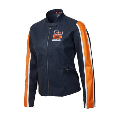RED BULL KTM RACING TEAM WOMEN'S FAUX LEATHER MOTO JACKET