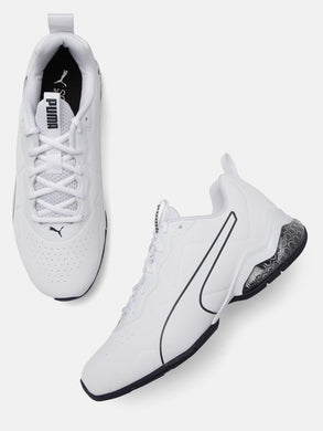 Men White CELL VALIANT SL Running Shoes