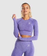GYMSHARK WOMENS VITAL LONG SLEEVE CROP TOP