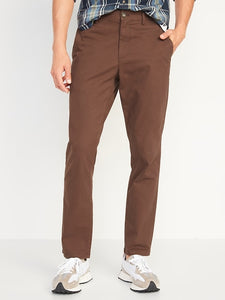 A Slim Built-In Flex Rotation Chino Pants for Men