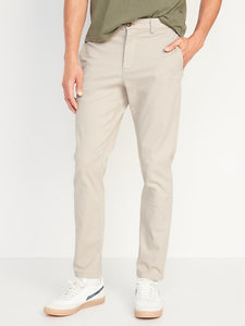 A Slim Built-In Flex Rotation Chino Pants for Men