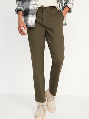 A Slim Built-In Flex Rotation Chino Pants for Men