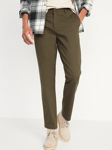 A Slim Built-In Flex Rotation Chino Pants for Men