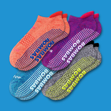 WOMEN'S GRIPPER SOCK 4-PACK