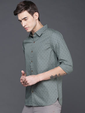 VK's Men Slim Fit Printed Casual Shirt (20$)